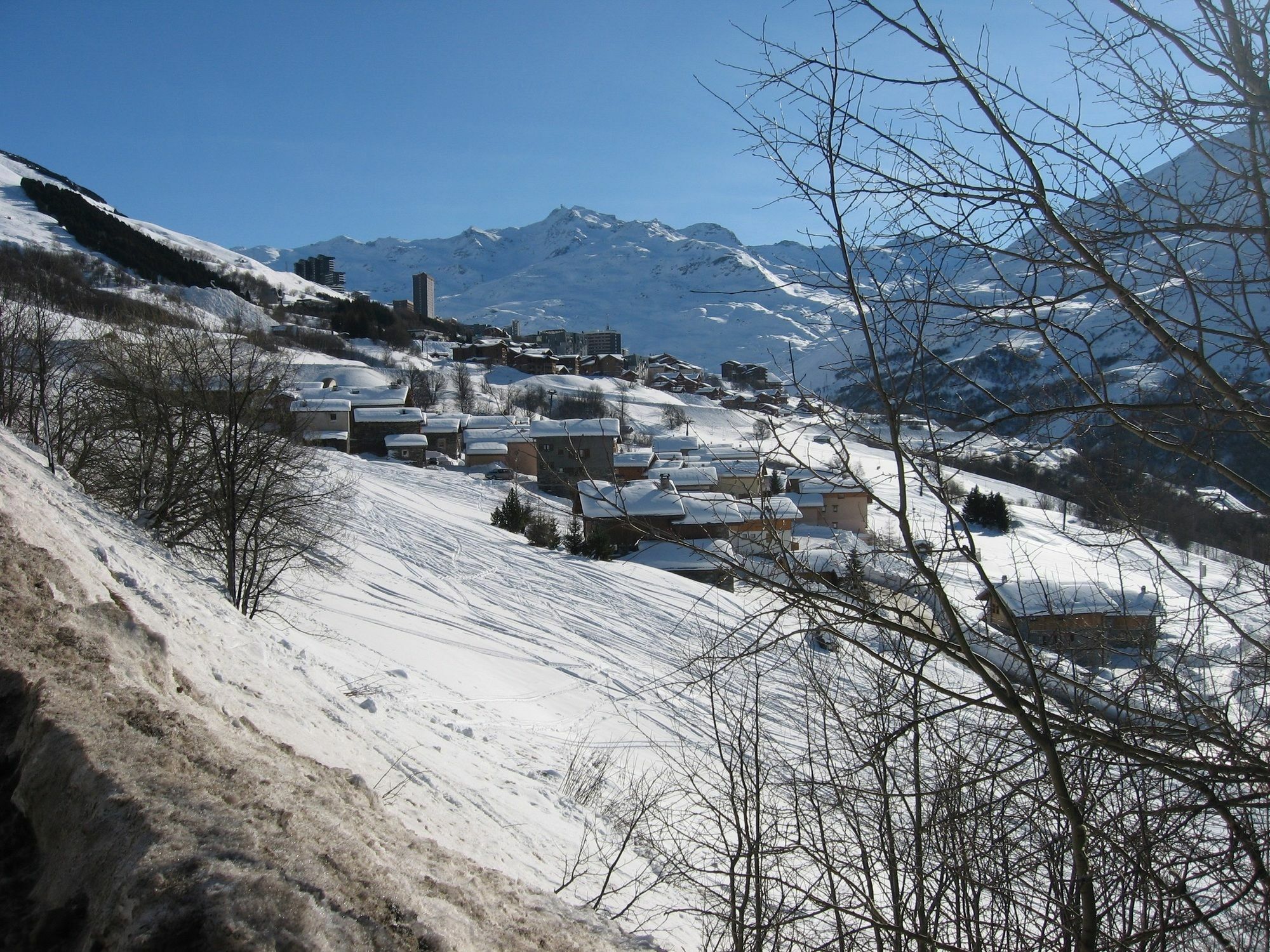 Chamois A Modern, 2-Bedroom Apartment In The Alps With Terrace Les Men Saint-Martin-de-Belleville Exterior photo